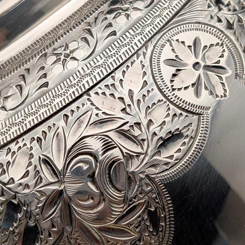 19 世紀末英國古董鍍銀茶壺 James Dixon&Sons